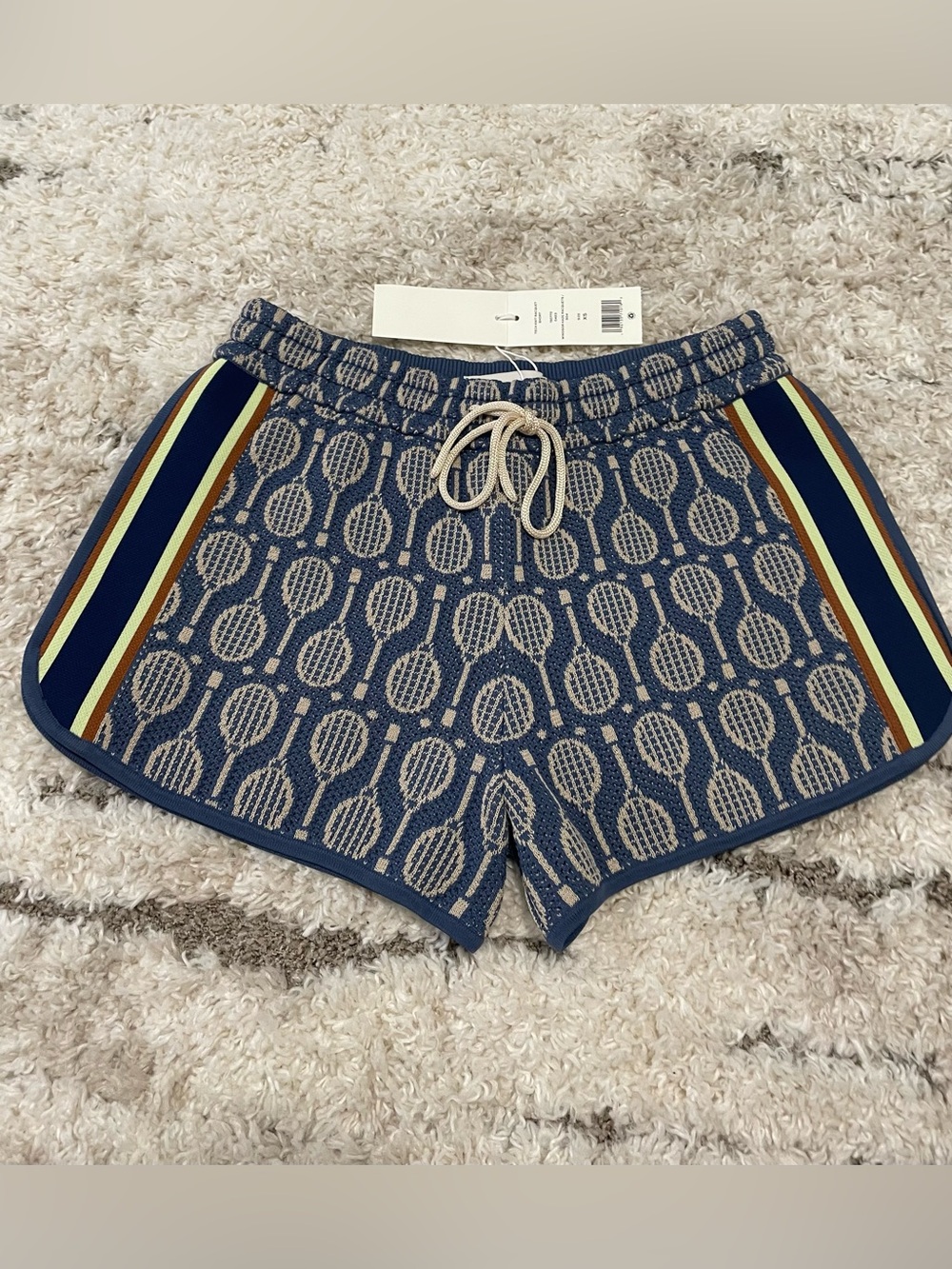 Tory Burch Tech Knit Racquet Short, Size XS. NWOT!